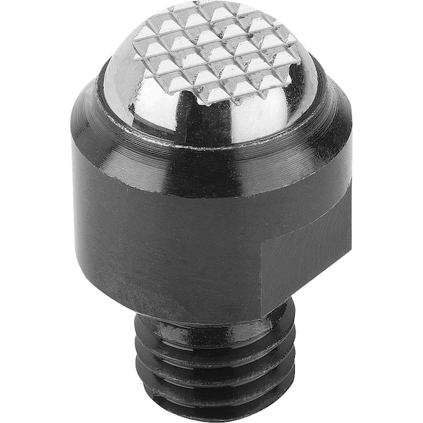 Self-Aligning Pads M10 D1=20, Form:F Carbon Steel, Comp:Ball-Bearing Steel